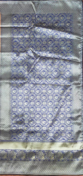 Kavvya Soft & Lightweight Peach Weaving Silk Saree - KAVVYA